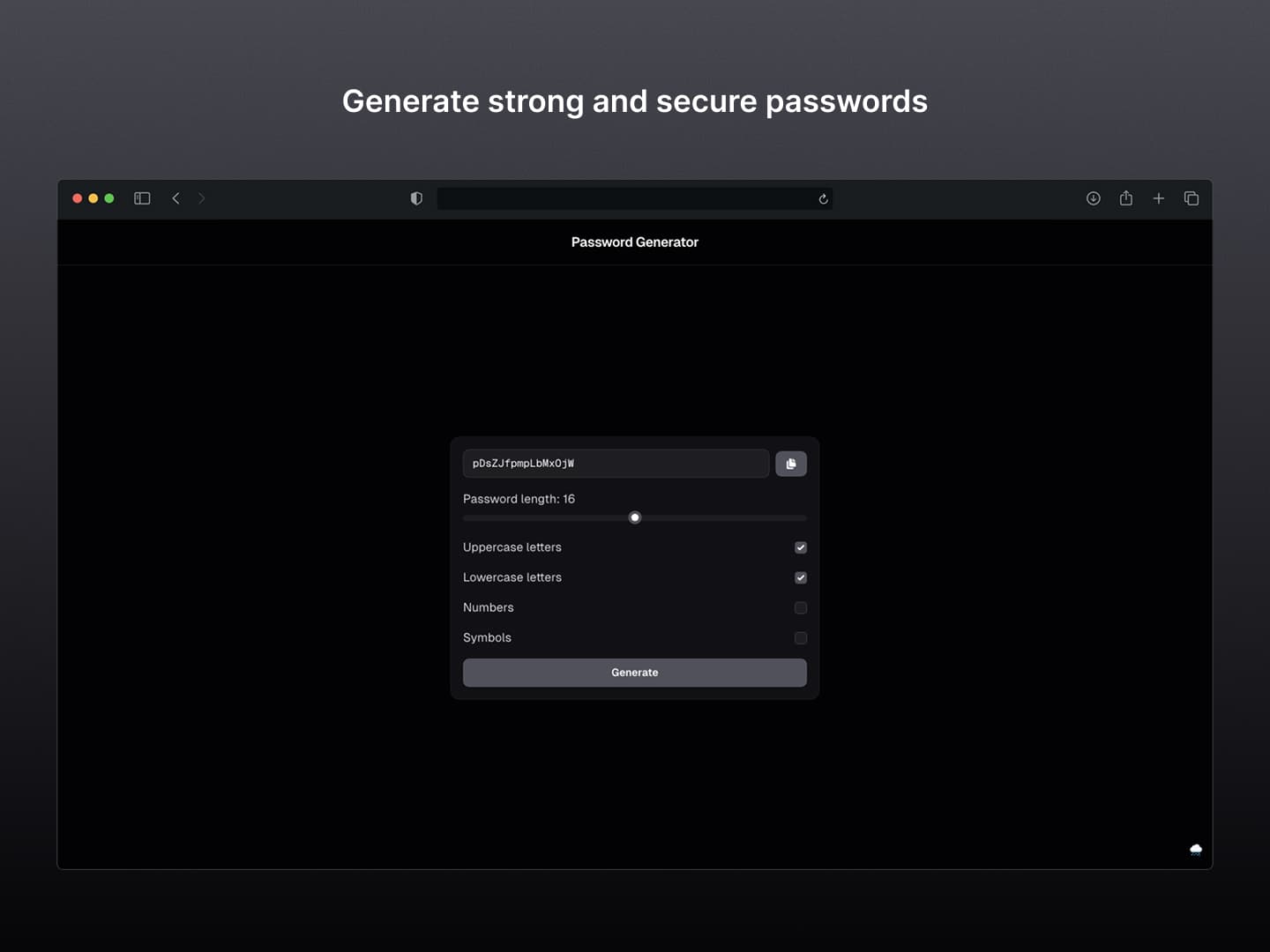 Password Generator